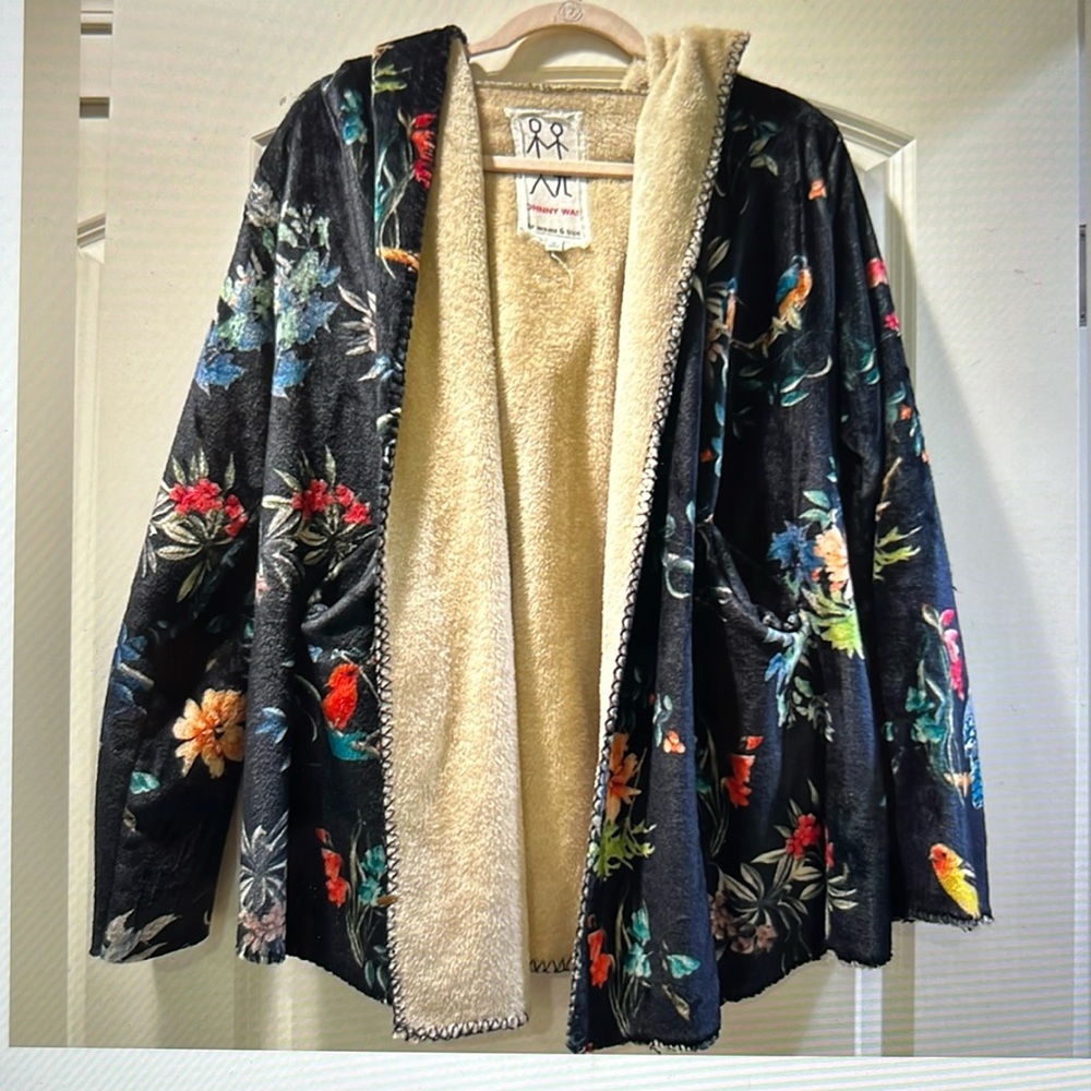 Johnny Was Zefleur Sherpa Hoodie